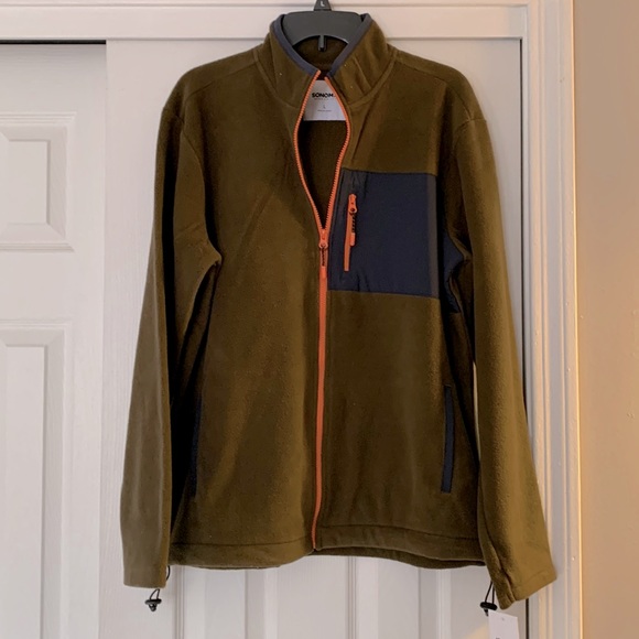 Sonoma mens full zipper Polar fleece!! - Picture 2 of 7
